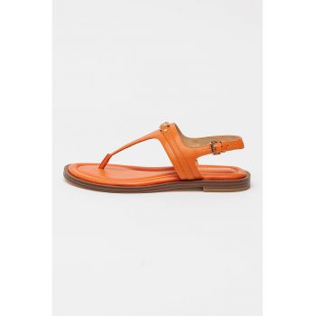 Sandale de piele cu bareta T