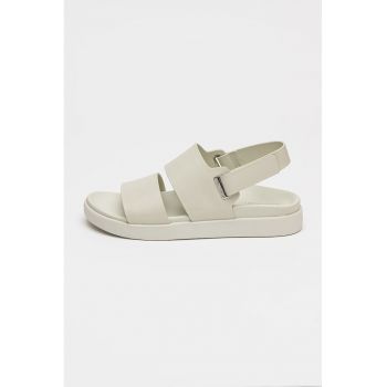 Sandale din piele cu inchidere velcro