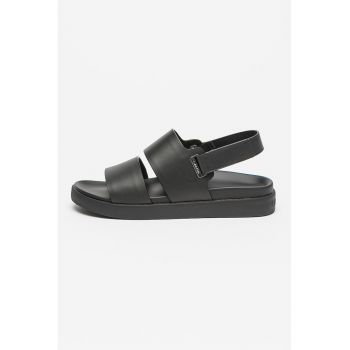 Sandale din piele cu inchidere velcro