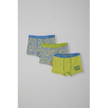 Set de boxeri cu logo - 3 piese