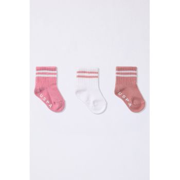 Set de sosete scurte din amestec de bumbac - 3 perechi