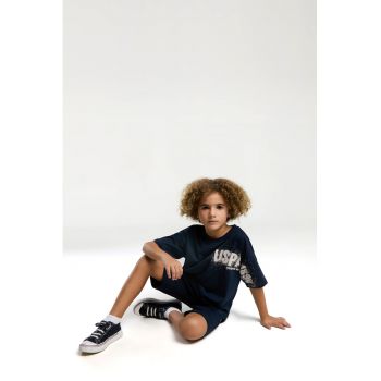 Set de tricou de bumbac si pantaloni scurti - 2 piese