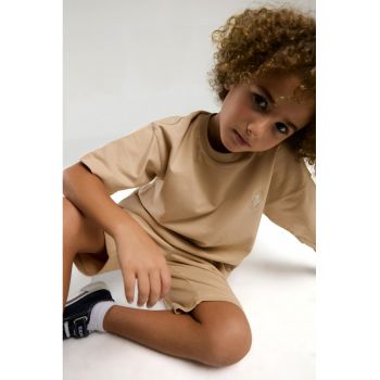 Set de tricou de bumbac si pantaloni scurti - 2 piese