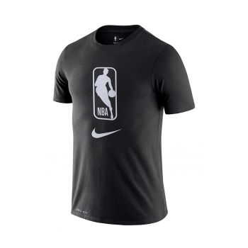 Tricou cu decolteu la baza gatului si logo NBA