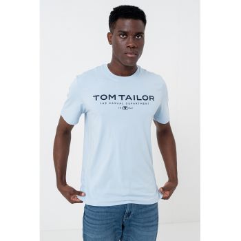 Tricou de bumbac cu imprimeu logo