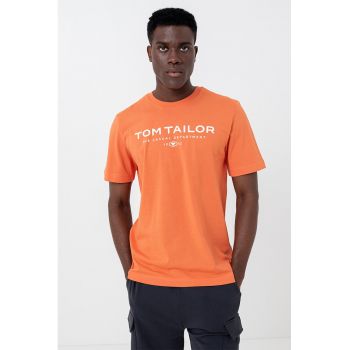 Tricou de bumbac cu imprimeu logo