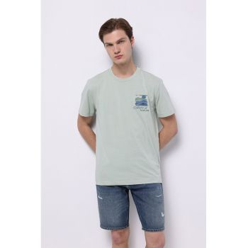 Tricou din bumbac cu imprimeu grafic