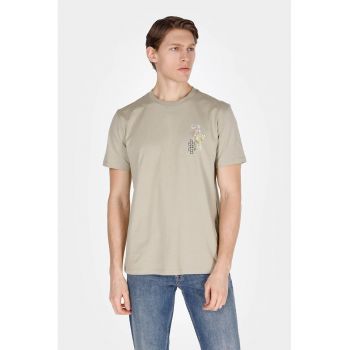 Tricou din bumbac cu imprimeu pe partea din spate