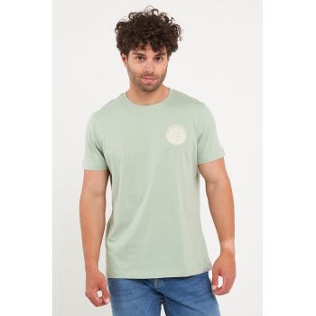 Tricou din bumbac cu imprimeu pe partea din spate