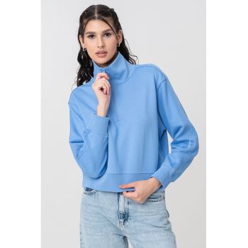 Bluza cu fermoar scurt pentru antrenament