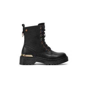 Botine dama -  42506 - Piele ecologica - Negru