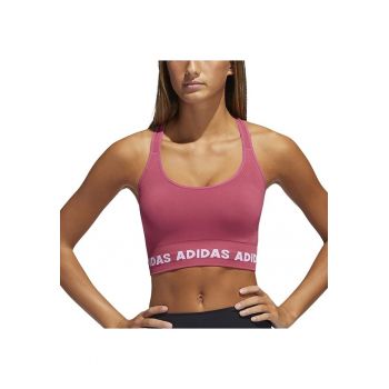Bustiera sport  poliester/elastan - roz