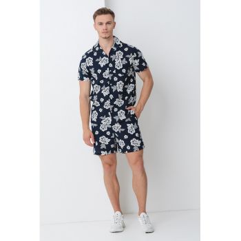 Camasa cu imprimeu tropical