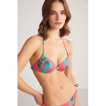 Costum de baie din doua piese cu model animal print Utesa