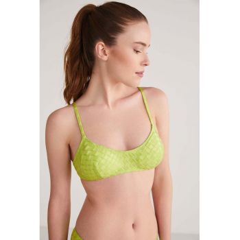 Costum de baie din doua piese cu model uni Niema