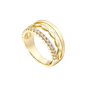 Inel placat cu aur de 18K