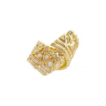 Inel placat cu aur de 18K