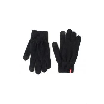 Manusi negre unisex - compatibile cu ecrane tactile