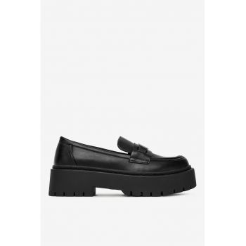 Mocasini Sintetic Negru