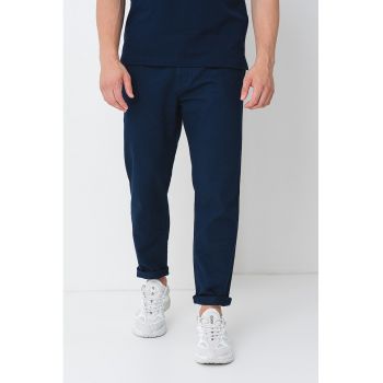 Pantaloni chino cu logo