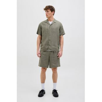 Pantaloni scurti de in cu talie elastica