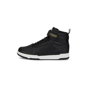 Pantofi sport mid-high de piele cu model cu perforatii RBD Game