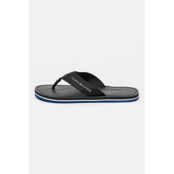 Papuci flip-flop cu imprimeu logo