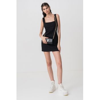 Rochie mini de buumbac si in