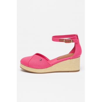 Sandale cu talpa wedge Flag