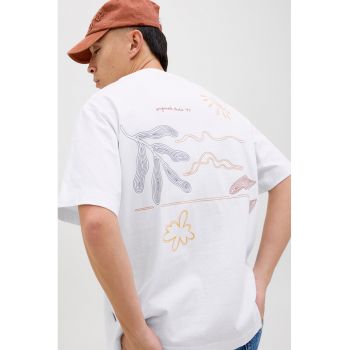 Tricou cu imprimeu grafic pe partea din spate