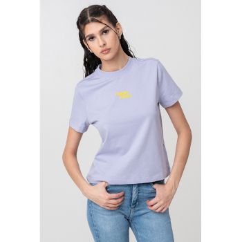Tricou de bumbac cu logo