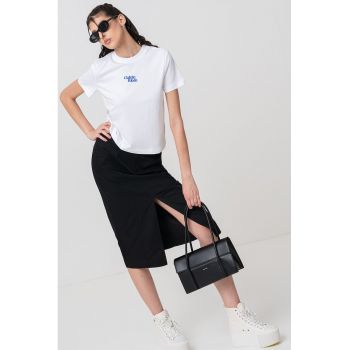 Tricou de bumbac cu logo
