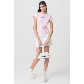 Tricou slim fit cu logo