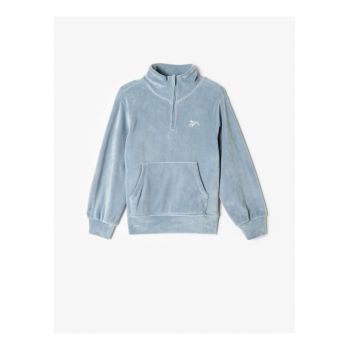 Bluza de trening cu buzunar kangaroo