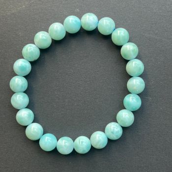 Bratara larimar 8 mm, calitate AA