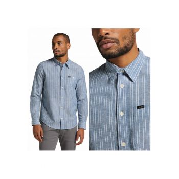 Camasa Barbati -  Camasa Cu Un Buzunar - M INTL - Multicolor - Croiala Regulara - 100% Bumbac - Inchidere Nasturi - Numar Buzunare 1