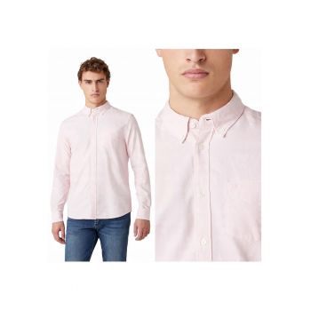 Camasa Barbati -  Ls 1 Pkt Button Down - XL INTL - Roz - Regular Fit - Inchidere Nasturi - Compozitie Material 100% Bumbac - Numar Buzunare 1