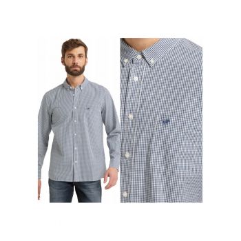 Camasa Pentru Barbati -  Clemens Gingham Chk - S INTL - Multicolor - Croi Regular - Inchidere Nasturi - Compozitie Material 100% Bumbac - Numar De Buzunare 1 de firma originala