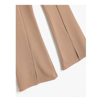 Colanti cu talie elastica si terminatii cu slituri