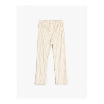 Pantaloni de pijama relaxed fit cu model in dungi