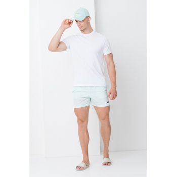 Pantaloni scurti de baie cu snur si buzunare laterale