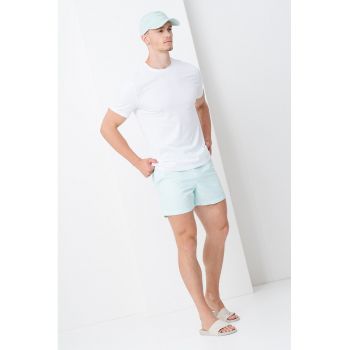 Pantaloni scurti de baie cu snur si logo