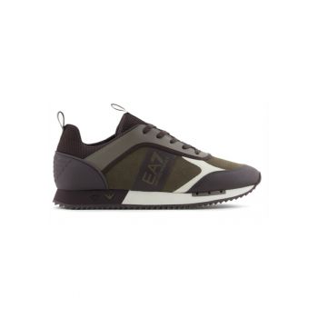 Pantofi sport  pentru Barbati - black white suede - X8X027-XK347-T987 - Negru