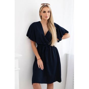 Rochie cu cordon in talie -