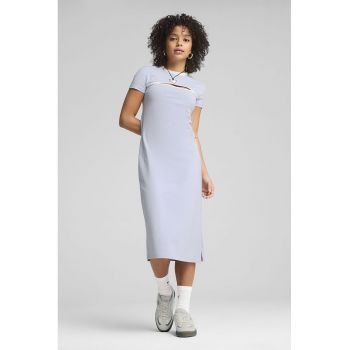 Rochie midi cu decupaj