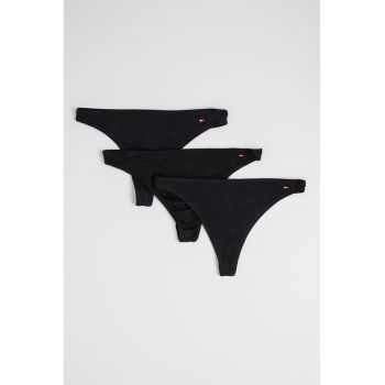 Set de chiloti tanga cu logo - 3 perechi