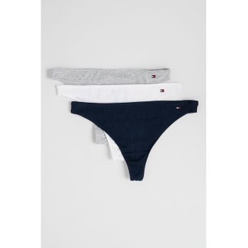 Set de chiloti tanga cu logo - 3 perechi