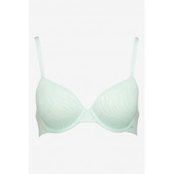 Sutien texturat cu burete si logo