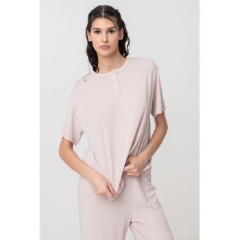 Tricou de pijama din amestec de bumbac organic