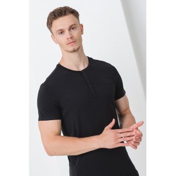 Tricou de pijama din amestec de modal